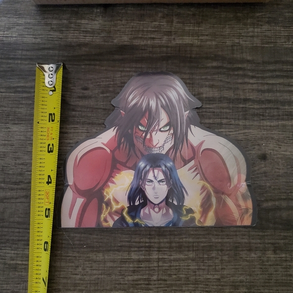 🍒🍒 Attack On Titan Anime: Eren Yeager Motion Car Sticker - Picture 6 of 6